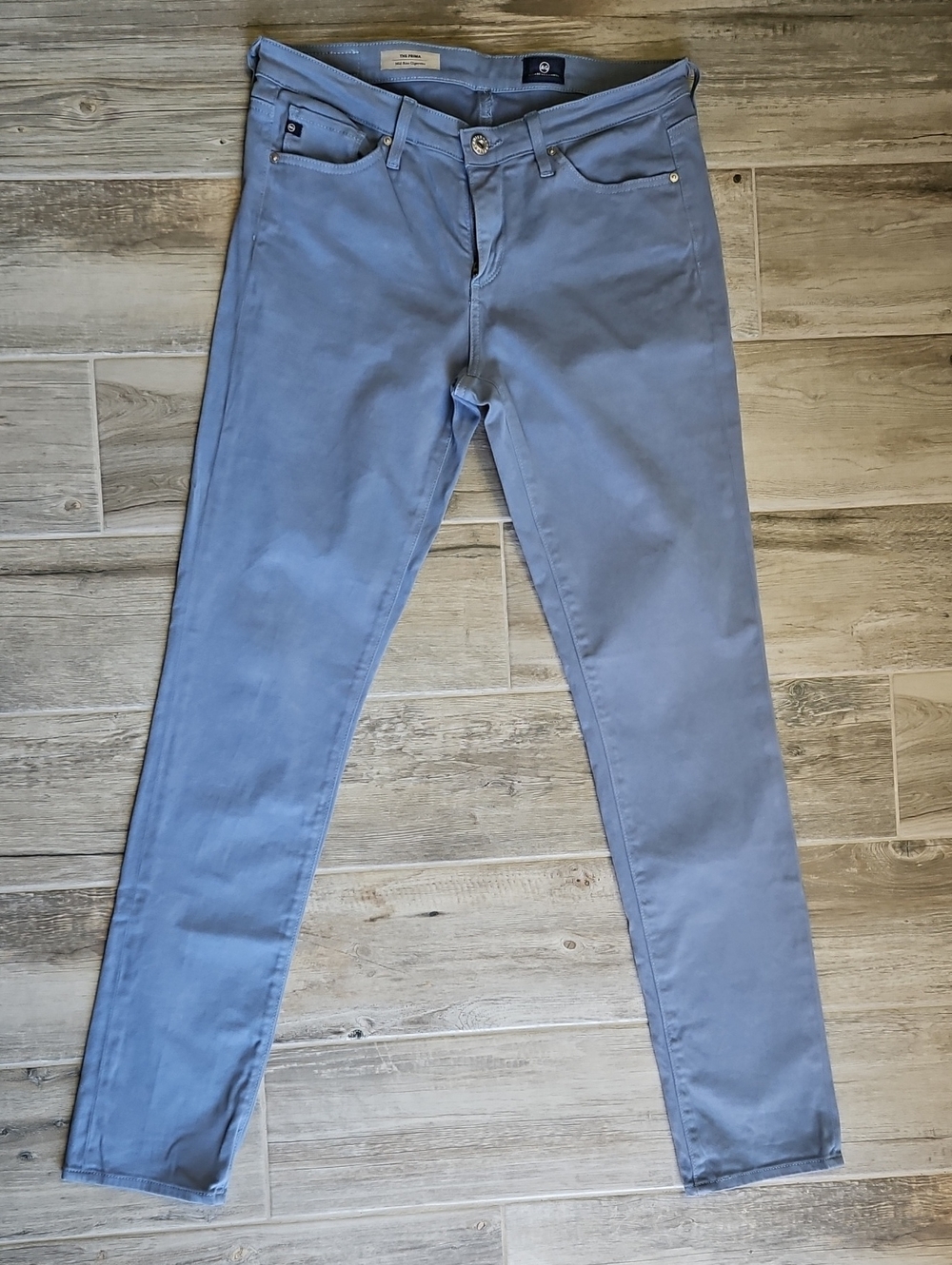 AG Jeans Adriano Goldschmid blue/grey pants size 27 The Prima Cigarette